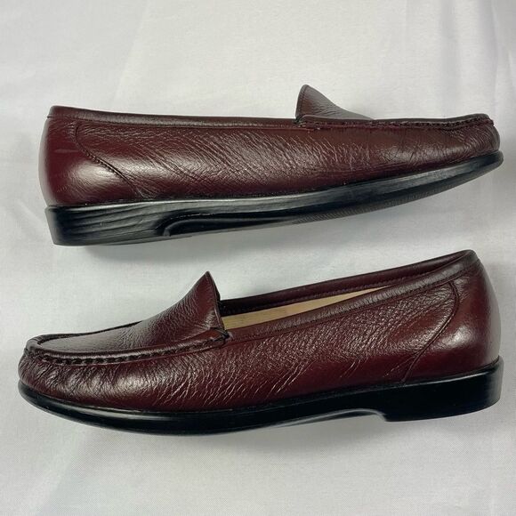 SAS Simplify Antique Wine Loafers Women’s Sz 9W - Picture 6 of 12